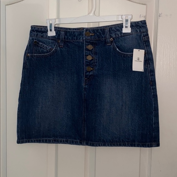 Volcom denim mini skirt - Picture 1 of 5